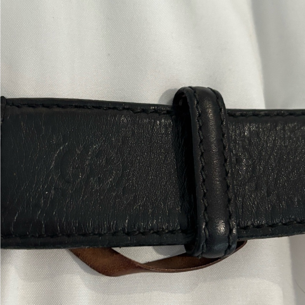 Gucci Black Leather Belt - Picture 3 of 6